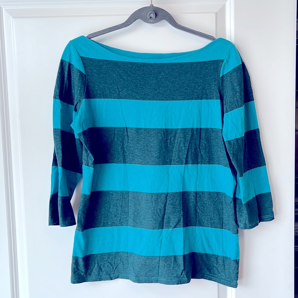 Striped Old Navy boat neck